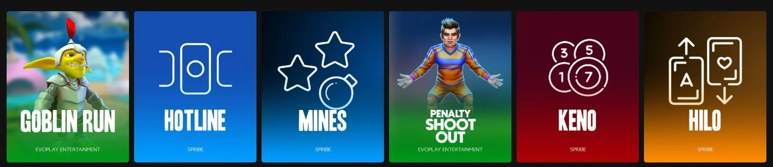 PJSpins Casino Jeux de table